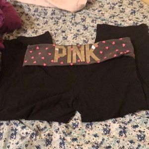 PINK yoga crop!